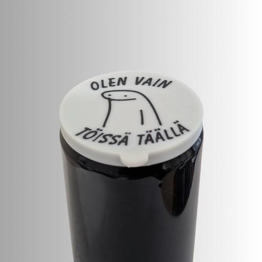 "Olen vain töissä täällä" Tölkin kansi